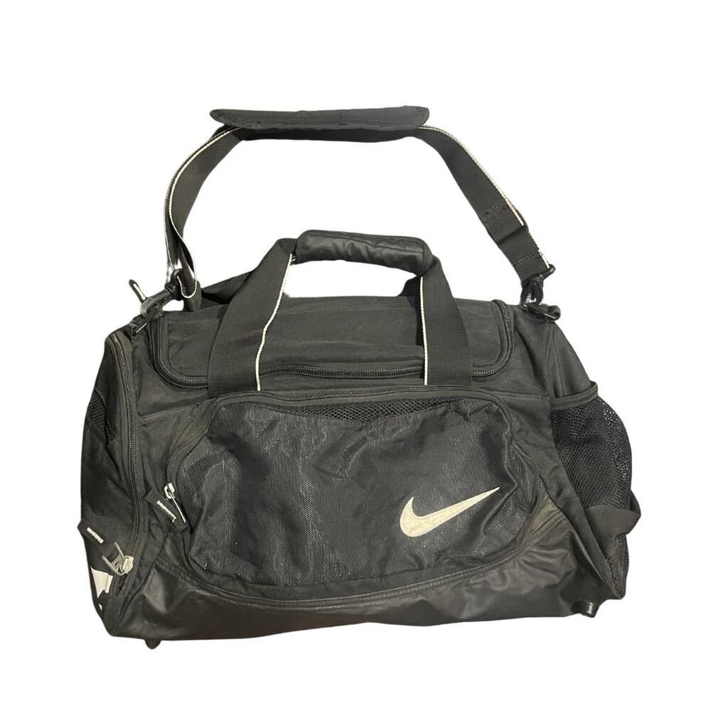 Nike Duffle Bag Nylon Gym Sports Travel Shoulder Luggage Bag Athletic Sports